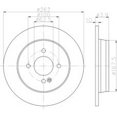 8DD 355 118-501 HELLA PAGID Тормозной диск