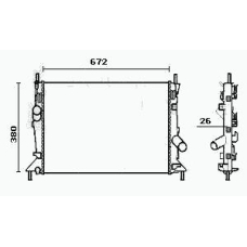 RM0583 EQUAL QUALITY Радиатор, охлаждение двигателя