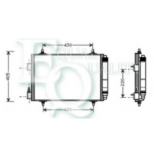 CO0039 EQUAL QUALITY Конденсатор, кондиционер