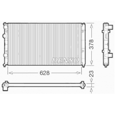 DRM32035 DENSO Радиатор, охлаждение двигателя