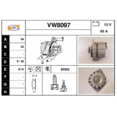 VW8097 SNRA Генератор