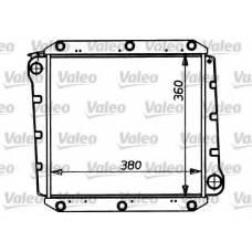 731244 VALEO Радиатор, охлаждение двигателя