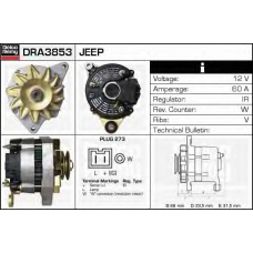 DRA3853 DELCO REMY Генератор