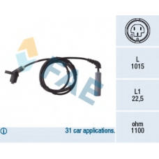 78019 FAE Датчик, частота вращения колеса