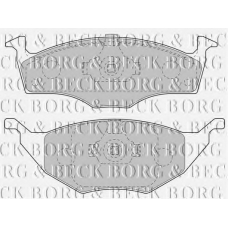 BBP1904 BORG & BECK Комплект тормозных колодок, дисковый тормоз