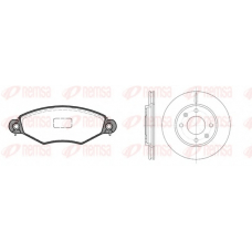 8643.07 REMSA Комплект тормозов, дисковый тормозной механизм