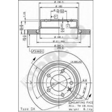 BS 8037 BRECO Тормозной диск