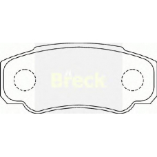 23921 00 BRECK Комплект тормозных колодок, дисковый тормоз