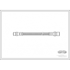 19025501 CORTECO Тормозной шланг