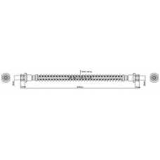 VBH872 MOTAQUIP Тормозной шланг