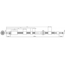 VBH1203 MOTAQUIP Тормозной шланг