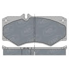 SP 104 SCT Комплект тормозных колодок, дисковый тормоз