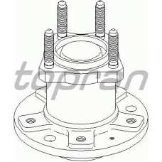 206 481 TOPRAN Ступица колеса