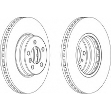 DDF1436-1 FERODO Тормозной диск