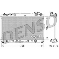 DRM50042 DENSO Радиатор, охлаждение двигателя