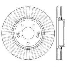 562550BC BENDIX Тормозной диск