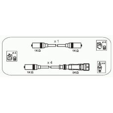 ABM76 JANMOR Комплект проводов зажигания