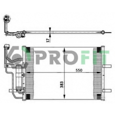 PR 1501C1 PROFIT Конденсатор, кондиционер