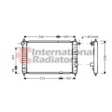 81002007 VAN WEZEL Радиатор, охлаждение двигателя