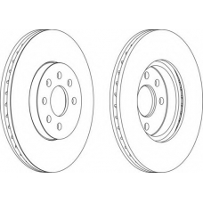 DDF1236-1 FERODO Тормозной диск