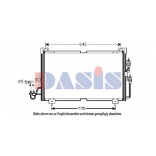 142028N AKS DASIS Конденсатор, кондиционер