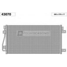 F4-43070 STANDARD Конденсатор, кондиционер