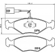 8DB 355 008-811<br />HELLA PAGID