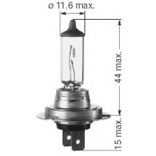 0500112554 BERU Лампа накаливания, основная фара