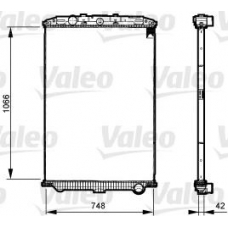733541 VALEO Радиатор, охлаждение двигателя