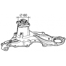 VKPC 84609 SKF Помпа водяная