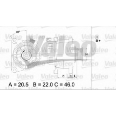 437194 VALEO Генератор