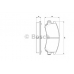 0 986 461 134 BOSCH Комплект тормозных колодок, дисковый тормоз