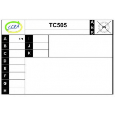 TC505 SERA Приводной вал