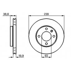 0 986 478 017 BOSCH Тормозной диск