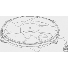 721 536 TOPRAN Вентилятор, охлаждение двигателя