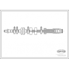 19026084 CORTECO Тормозной шланг