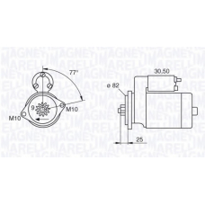 063522622010 MAGNETI MARELLI Стартер