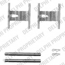 LX0450 DELPHI Комплектующие, колодки дискового тормоза