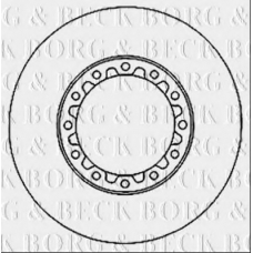 BBD6025S BORG & BECK Тормозной диск