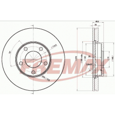 BD-3272 FREMAX Тормозной диск