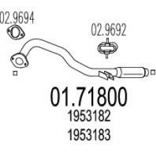 01.71800 MTS Труба выхлопного газа