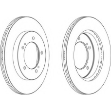 DDF979 FERODO Тормозной диск