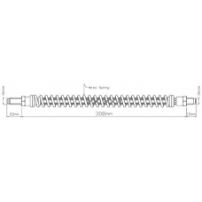 VBH302 MOTAQUIP Тормозной шланг