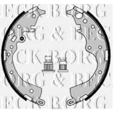 BBS6433 BORG & BECK Комплект тормозных колодок