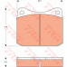 GDB7536 TRW Комплект тормозных колодок, дисковый тормоз