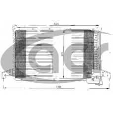 300307 ACR Конденсатор, кондиционер