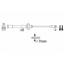 0 356 912 839 BOSCH Комплект проводов зажигания