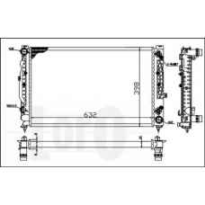 003-017-0023 LORO Радиатор, охлаждение двигателя