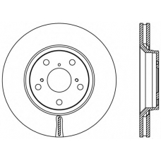 BDR2365.20 OPEN PARTS Тормозной диск