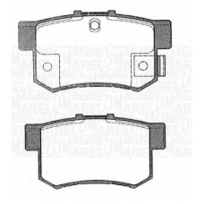 363916060464 MAGNETI MARELLI Комплект тормозных колодок, дисковый тормоз